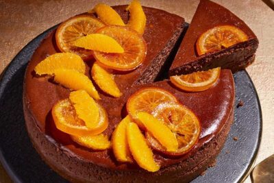 Chocolate orange baked cheesecake 521efd6 RecetasPopulares.com 5