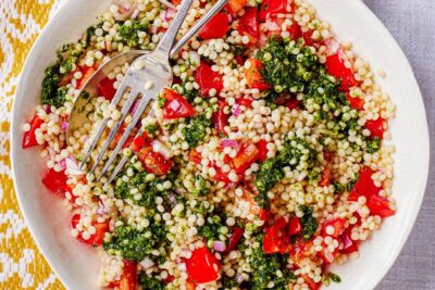 Giant couscous and tomato salad with zhoug style dressing 62c81db RecetasPopulares.com 5