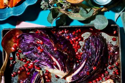 Roasted red cabbage with pomegranate molasses 72776ea RecetasPopulares.com 27