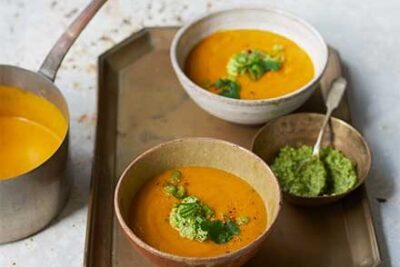 curried carrot soup with cashew coriander salsa 0 0756155 RecetasPopulares.com 26