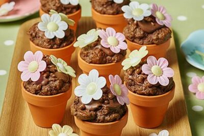 flowerpot chocolate chip muffins 4f90a6f RecetasPopulares.com 3